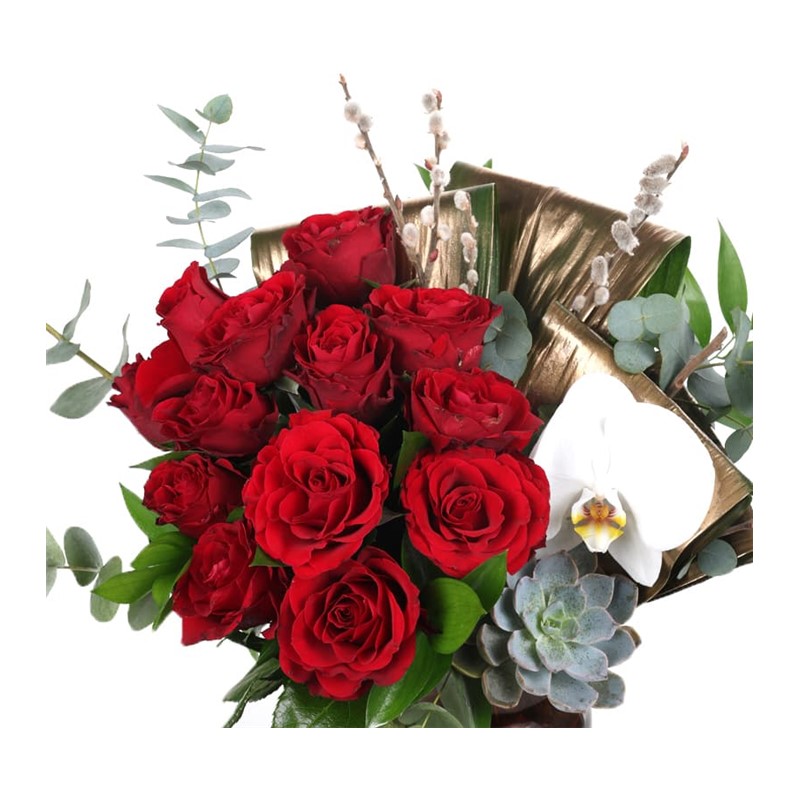 Design Red Rose Vase