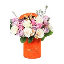 Orange Light Rose Box