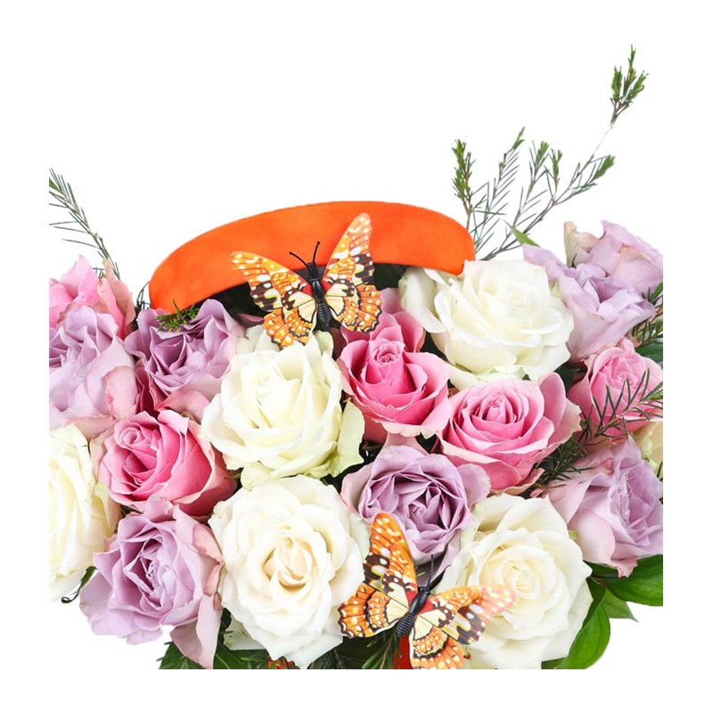 Orange Light Rose Box