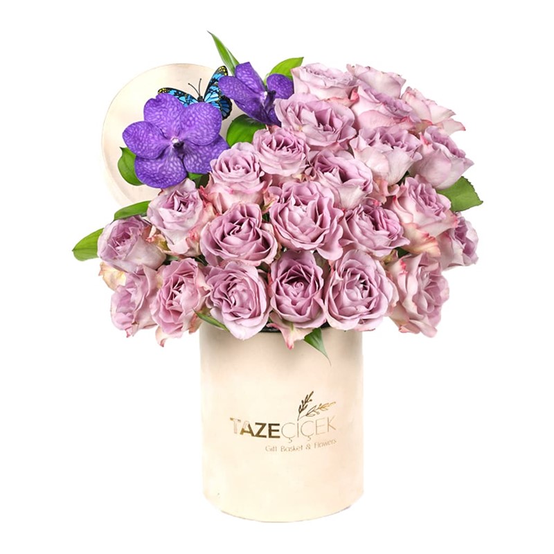Lilac Roses Art
