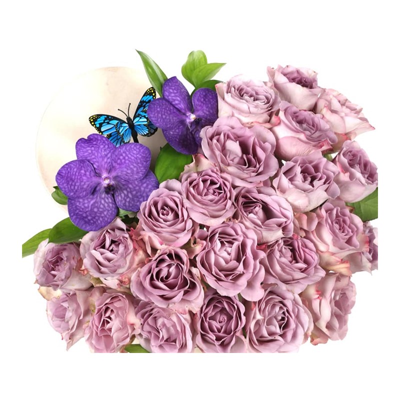 Lilac Roses Art