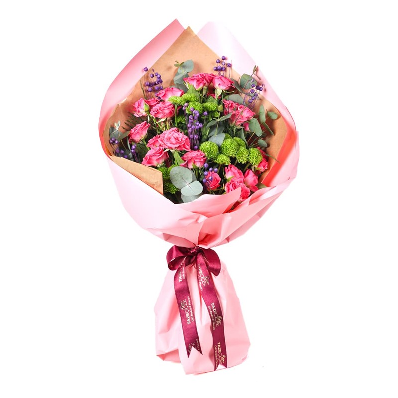 Whispering Pink Gül Buketi