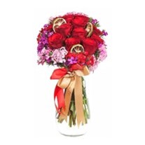 Misty Red Roses
