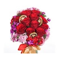 Misty Red Roses