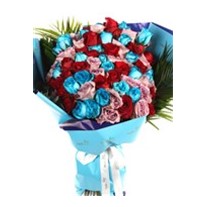 Marbling Karışık Gül Buketi