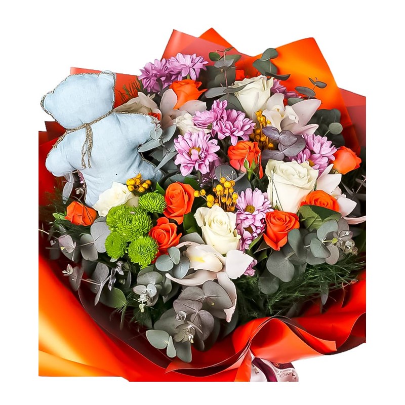 Pedestal Mix Bouquet Çiçek Aranjmanı