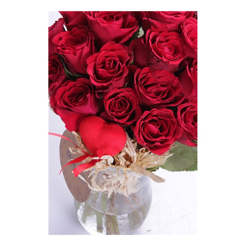 Lovers Heart 19 Gül Sevgiliye Çiçek
