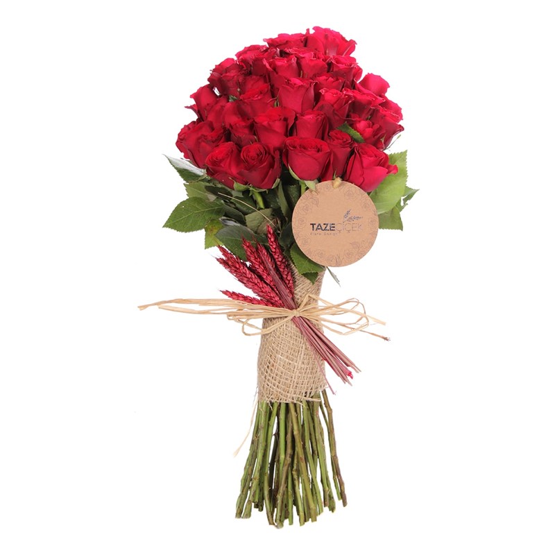 Queen for Valentines Day 35 Adet Kırmızı Gül