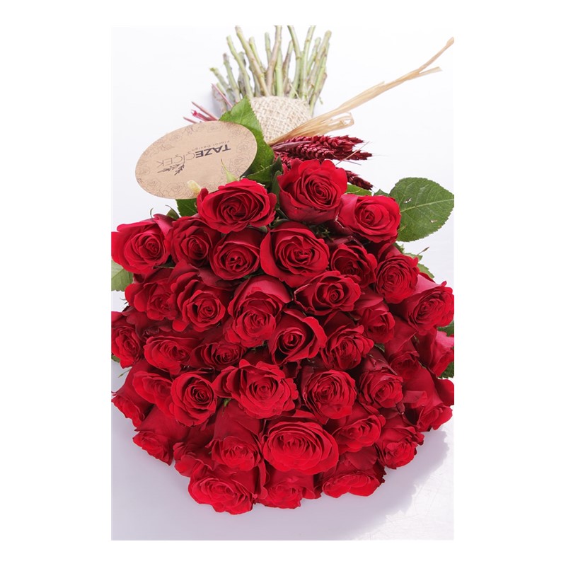 Queen for Valentines Day 35 Adet Kırmızı Gül
