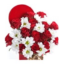 Bloom Smiles Gül ve Papatya Kutusu