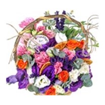 Floral Rain Çiçek Sepeti Aranjmanı