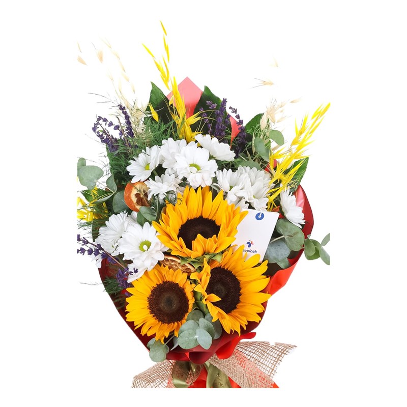 Flower Love Kırçiçeği Buketi