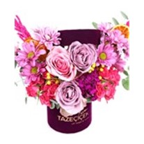 Pink Floral Fusion Kutuda Aranjman