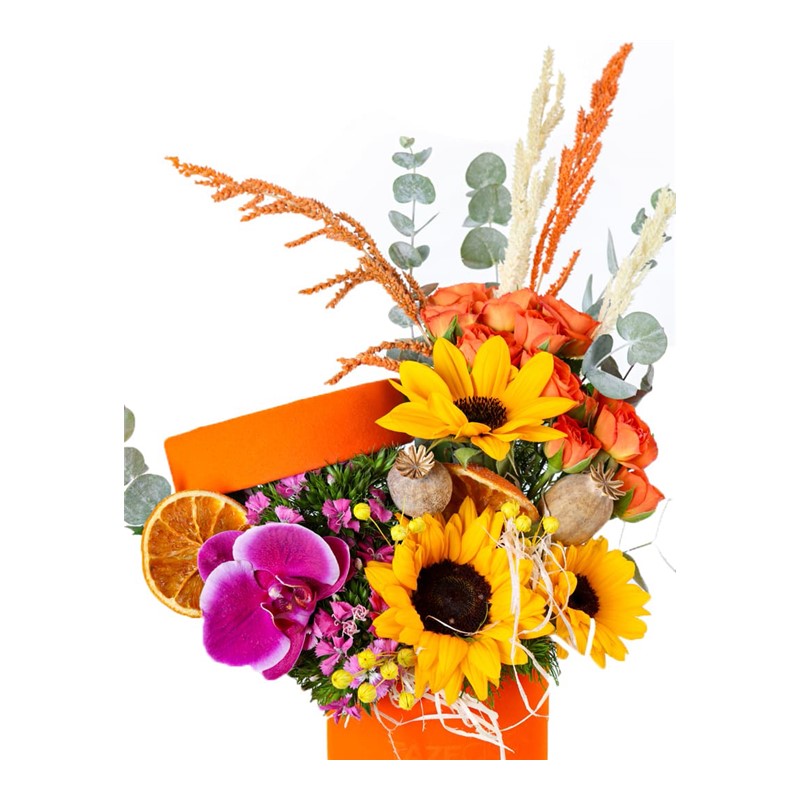 Sunflower Smile Box Aranjman