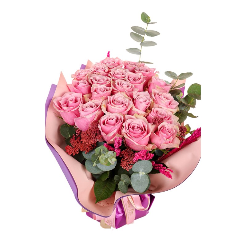 Graceful Luxe Pembe Gül Buketi