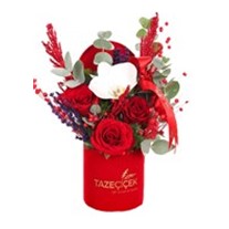 Rose and Orchid Harmony Gül Kutusu