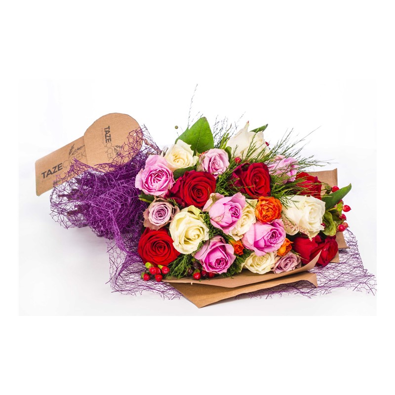 Roses Sapphire Çiçek Buketi