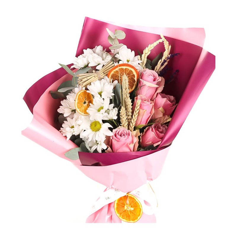Soft Pink Papatya Buketi