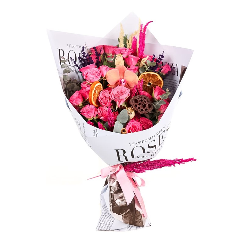 Pink Roses Bouquet