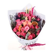 Pink Roses Bouquet