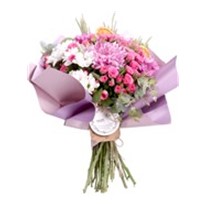 Seasonal Pink Love Çiçek Buketi