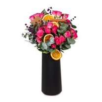 Pink Sunset 21 Mini Pembe Gül