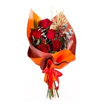 Flame’s Secret 5 Kırmızı Gül Buketi
