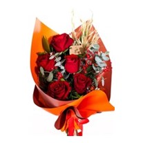 Flame’s Secret 5 Kırmızı Gül Buketi