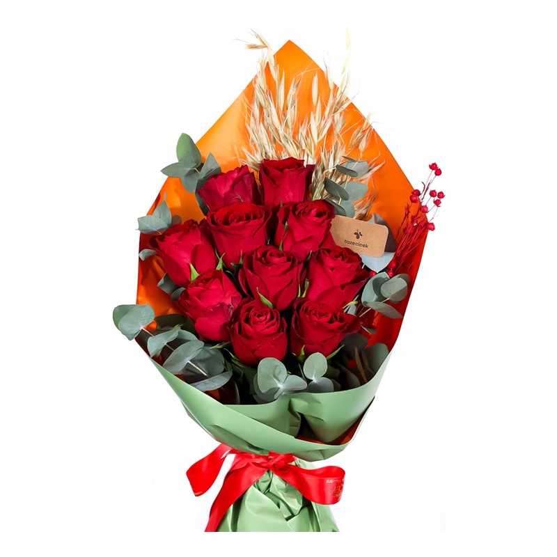 Anniversary Bliss Kırmızı Gül Buketi