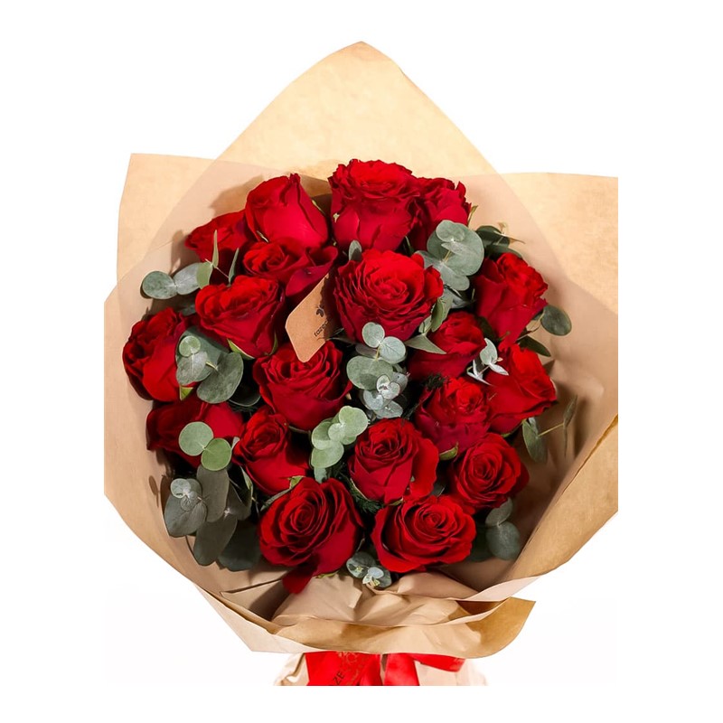 Love Story 19 Kırmızı Gül Buketi
