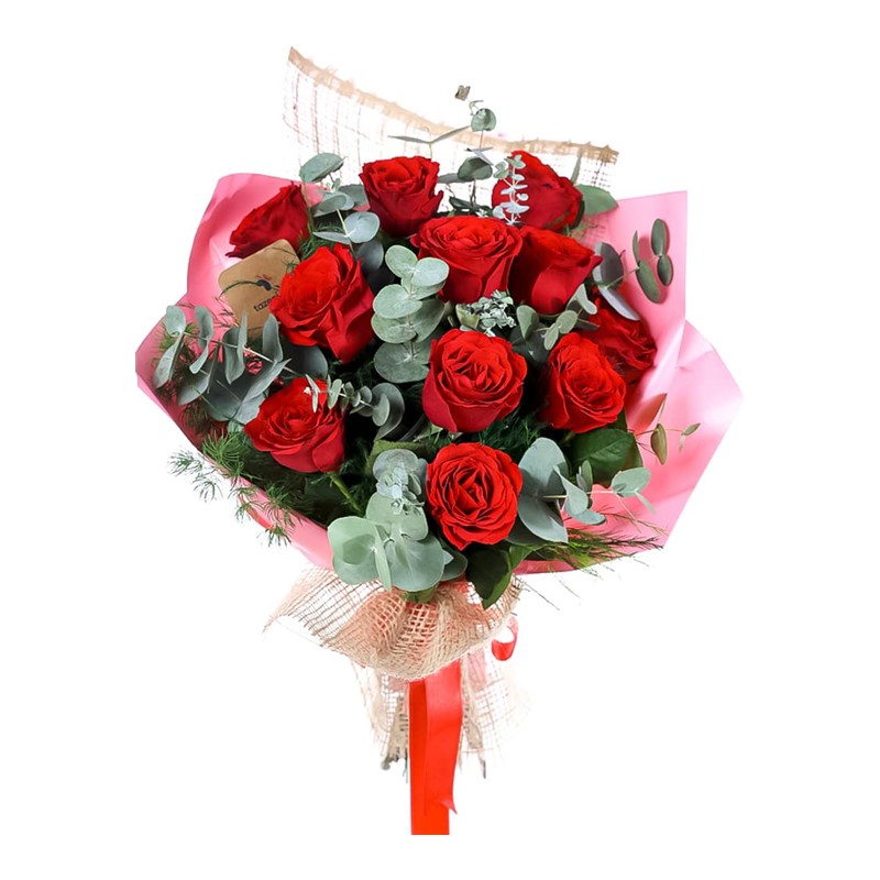 Purest Love 11 Kırmızı Gül Buketi