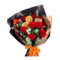 Red Passion 9 Kırmızı Gül Buketi