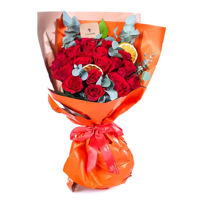 Passion’s Perfect 25 Kırmızı Gül Buketi