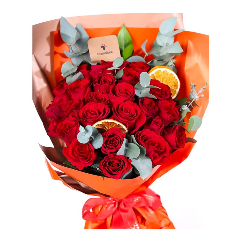Passion’s Perfect 25 Kırmızı Gül Buketi