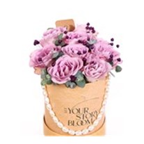 Fluffy Florals Kutuda Lila Güller