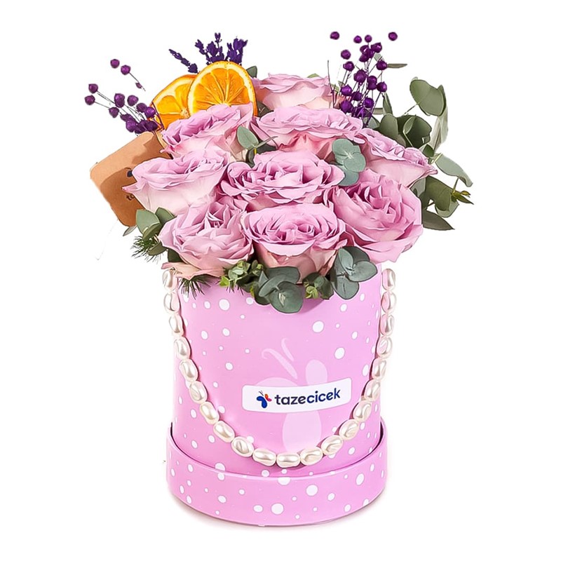 Candy Bloom Kutuda Lila Güller