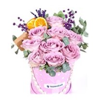 Candy Bloom Kutuda Lila Güller