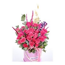 Amour Rose Kutuda Pembe Güller
