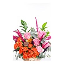 Retro Flower Box Kutuda Çiçek