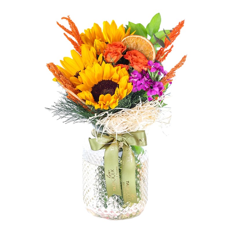 Sparkle Sunflower Ayçiçeği Aranjmanı