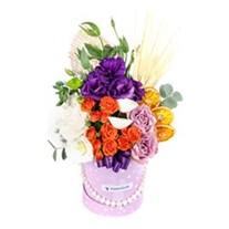 Floral Sunset Box Çiçek Aranjmanı