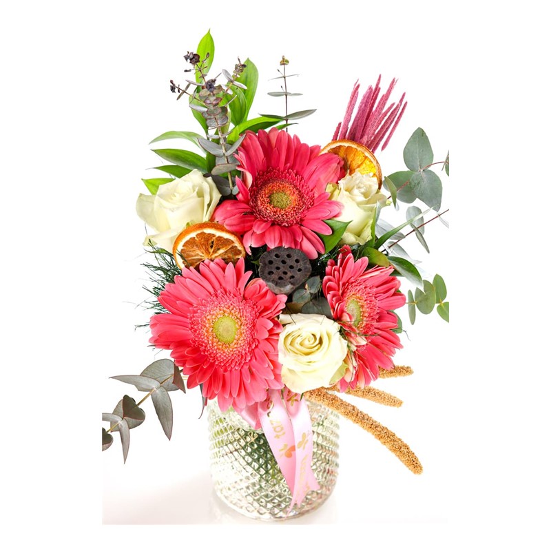 Gerbera Waltz Çiçek Aranjmanı