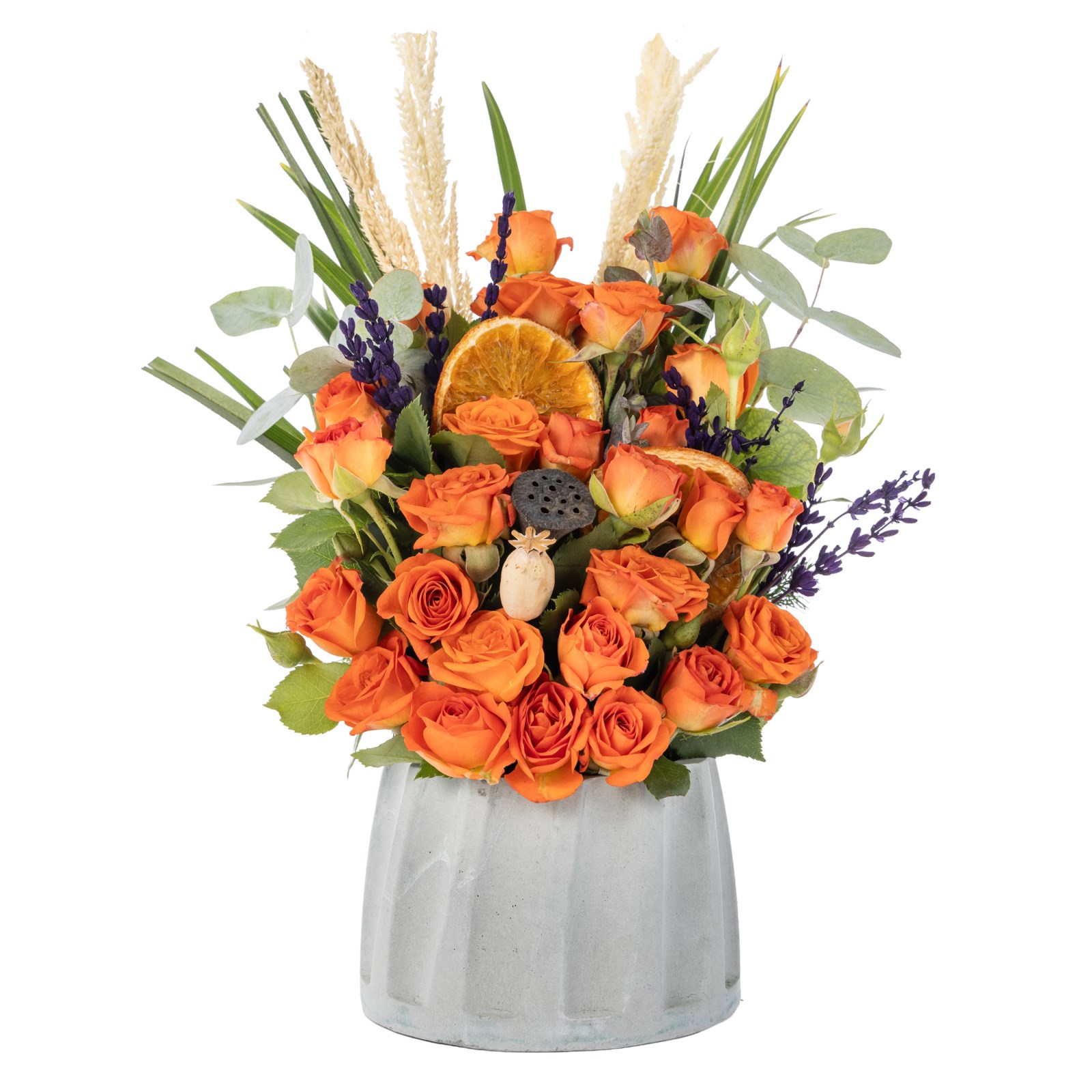 Orange Sunset Roses Güller