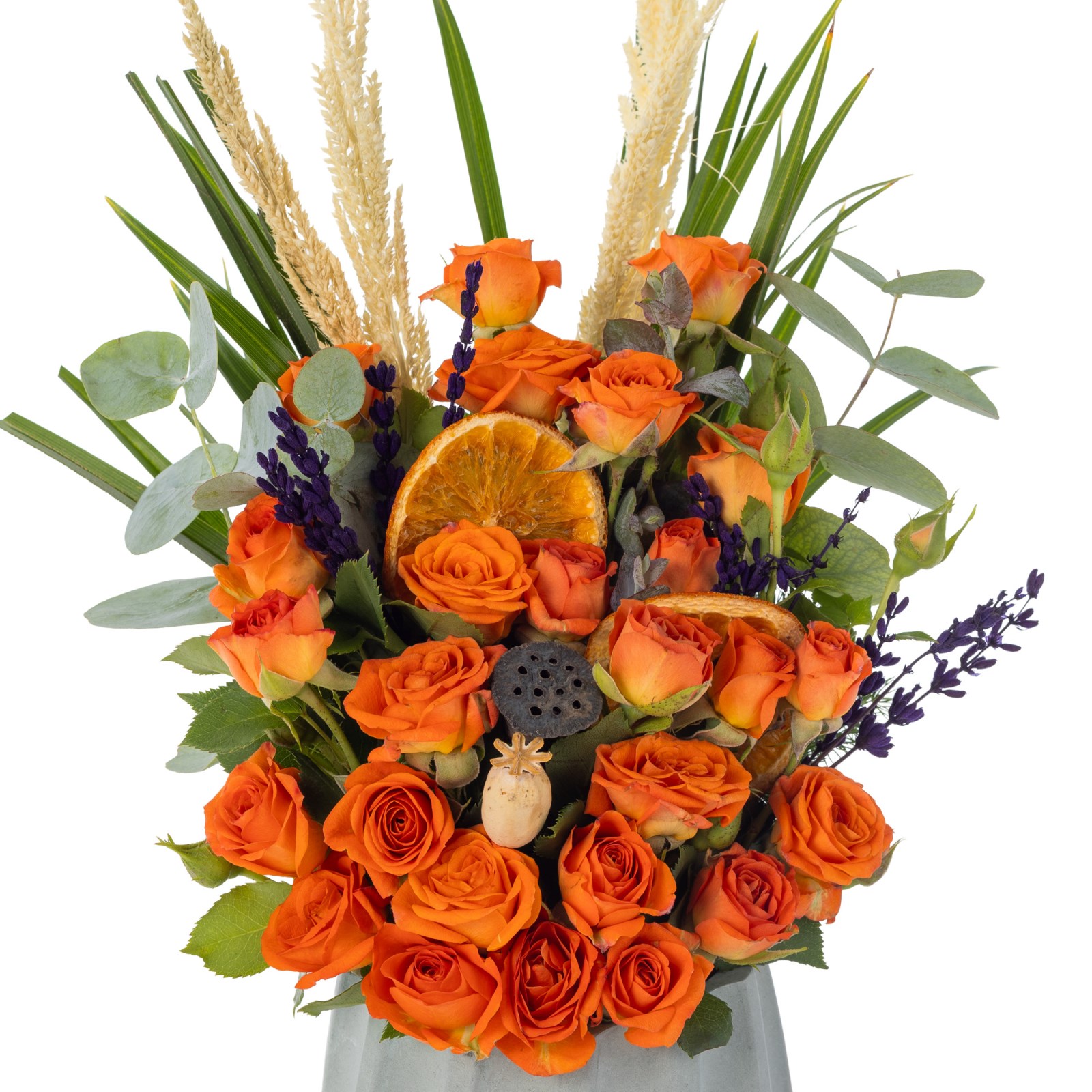 Orange Sunset Roses Güller