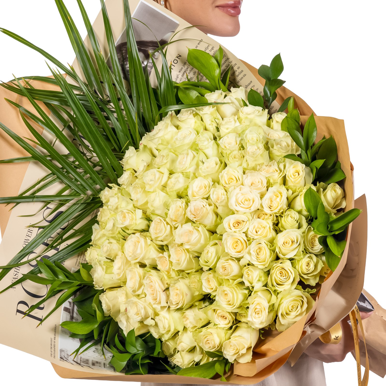 Timeless Elegance 101 Beyaz Gül Buketi
