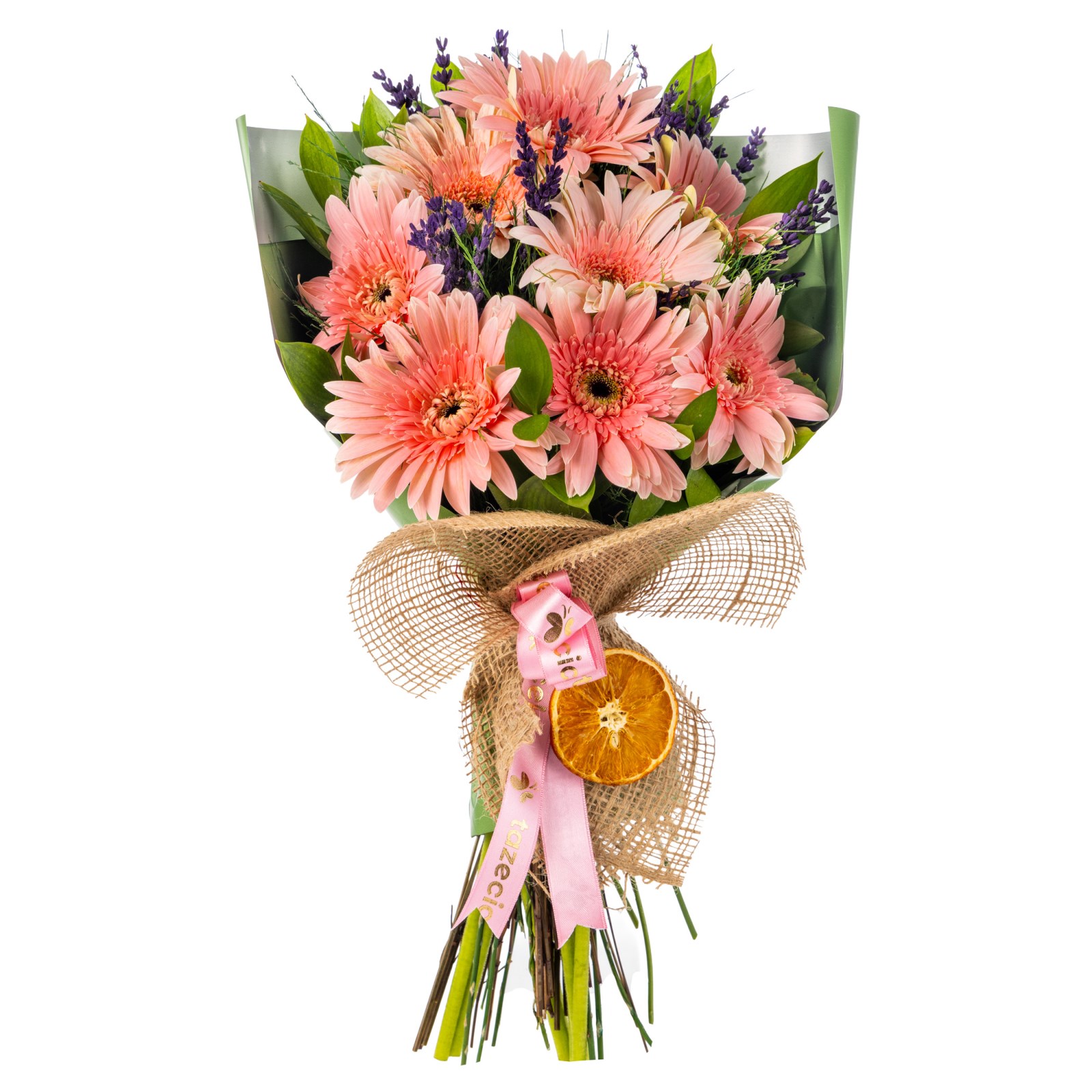 Sunset Harmony Bouquet Gerbera Buketi