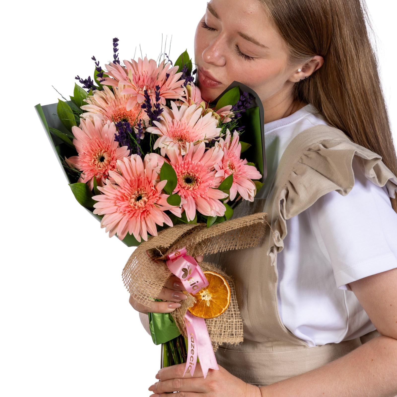 Sunset Harmony Bouquet Gerbera Buketi