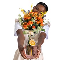 Holiday Orange Roses