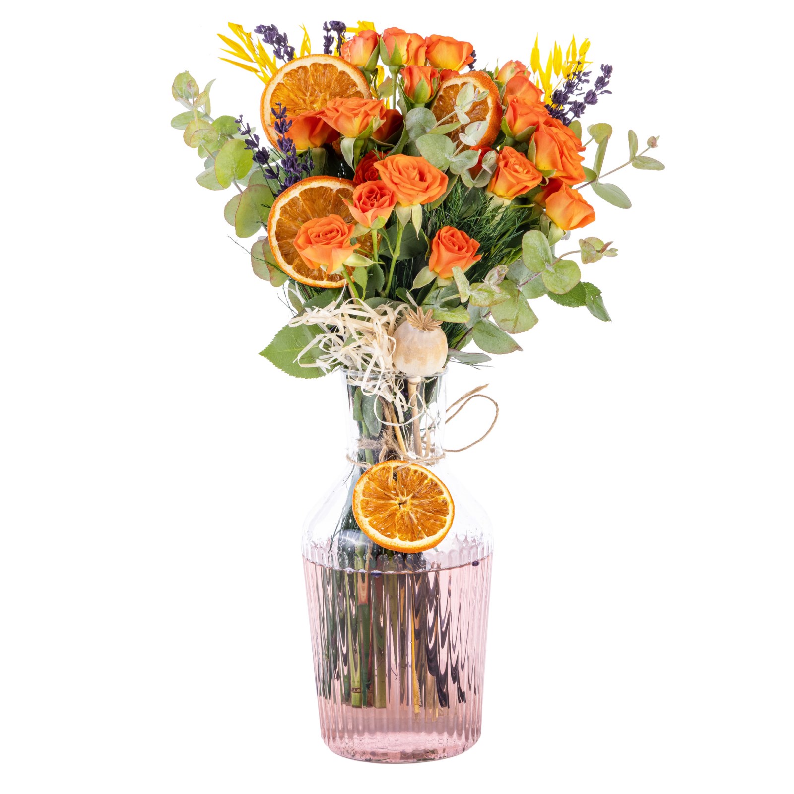 Holiday Orange Roses