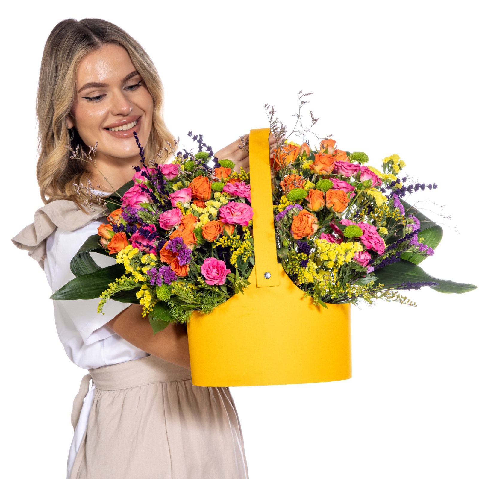 Yellow Box Çardak Gül Çantası